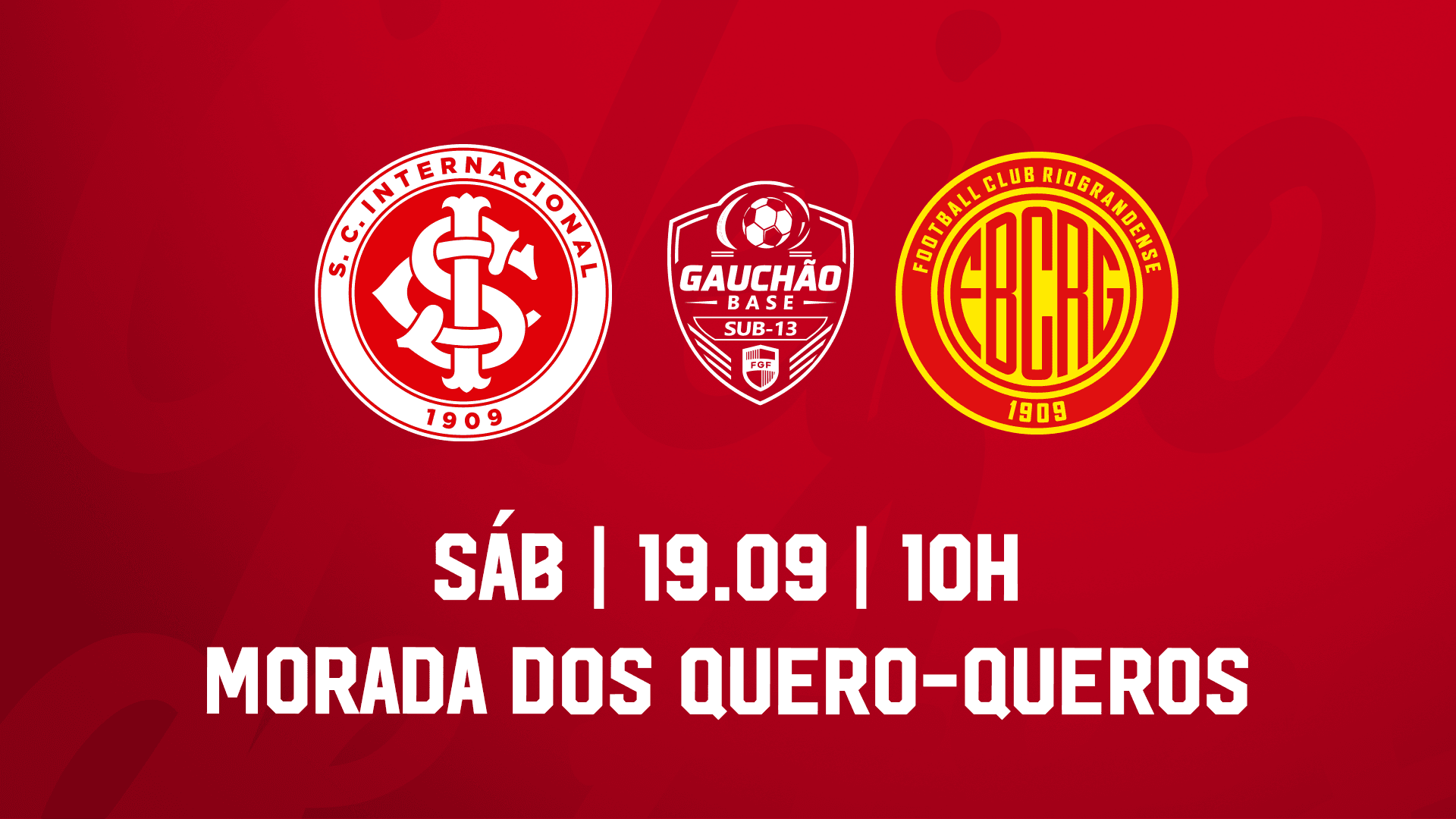 Serviço de Jogo: Internacional x Riograndense - Campeonato Gaúcho Sub-13