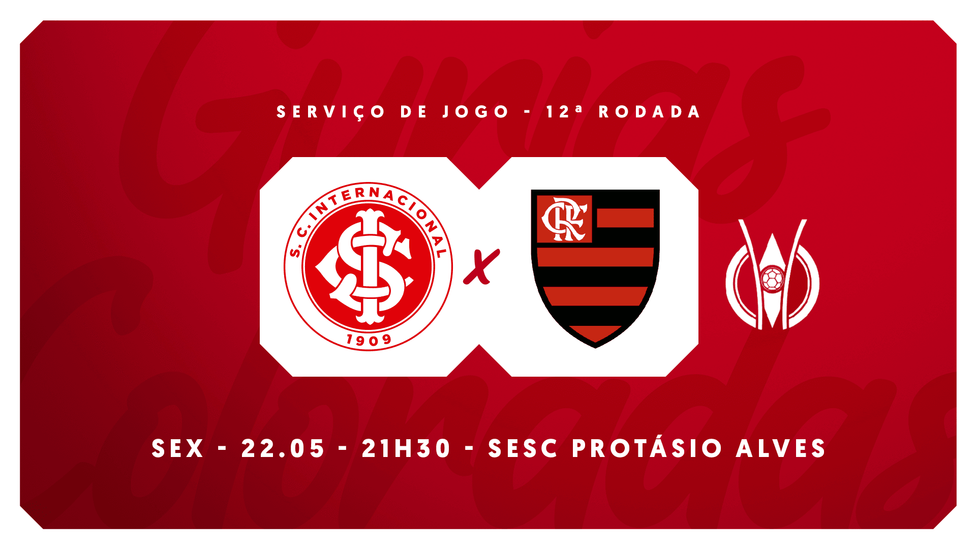 Serviço de Jogo: Internacional x Flamengo | Campeonato Brasileiro Feminino 2026