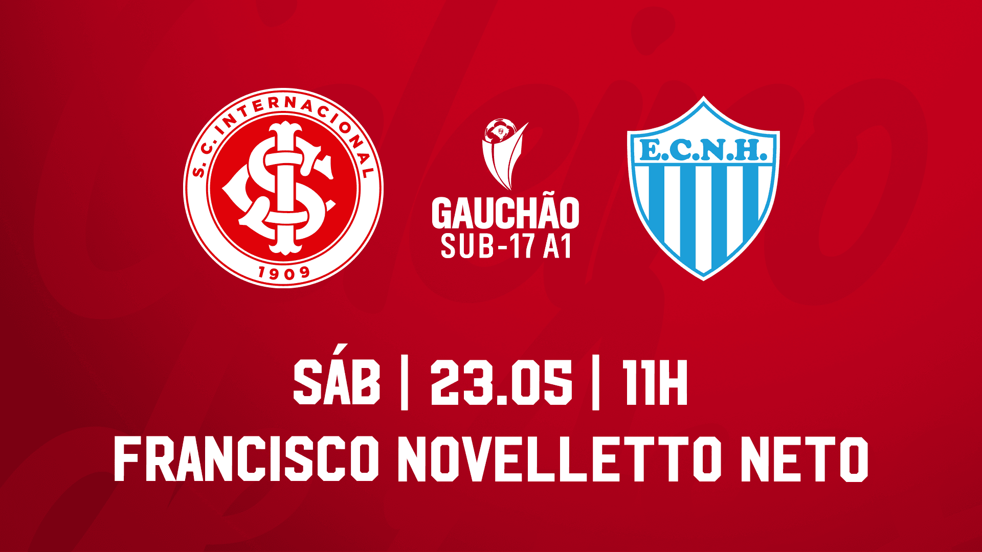 Serviço de Jogo: Inter x Novo Hamburgo - Campeonato Gaúcho Masculino Sub-17 2026