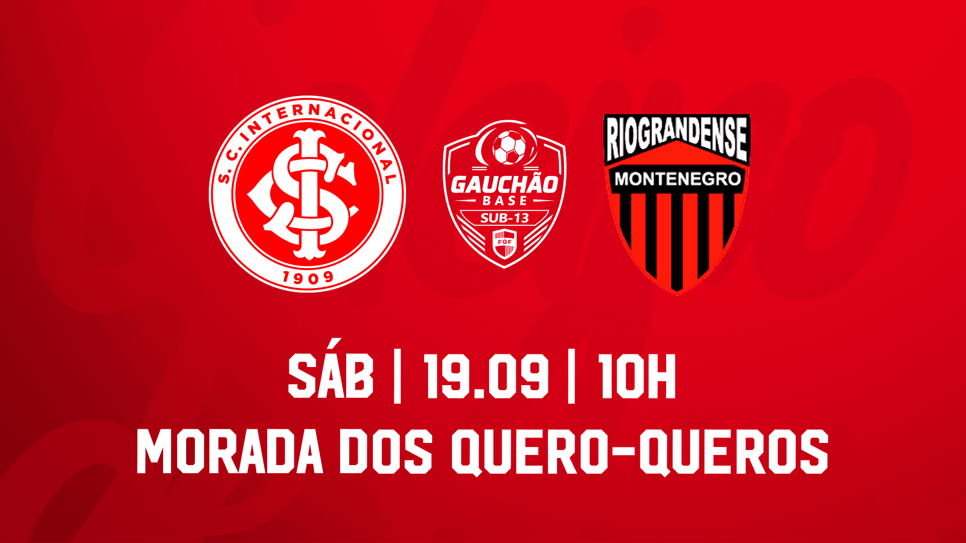 Serviço de Jogo: Internacional x Riograndense - Campeonato Gaúcho Sub-13