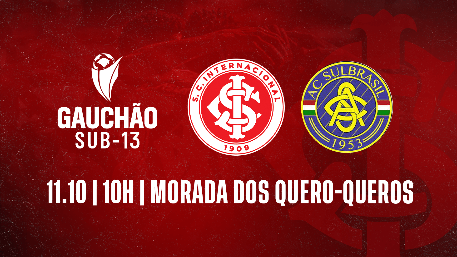 Serviço de Jogo: Internacional x Sulbrasil - Campeonato Gaúcho Sub-13 2025