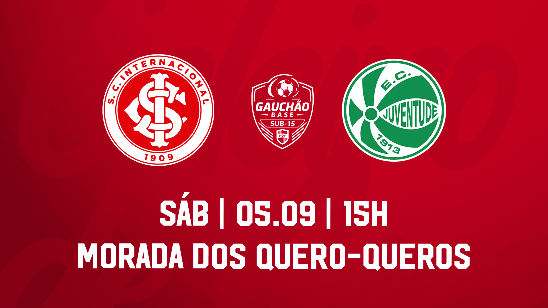 Serviço de Jogo: Internacional x Juventude - Campeonato Gaúcho Sub-15