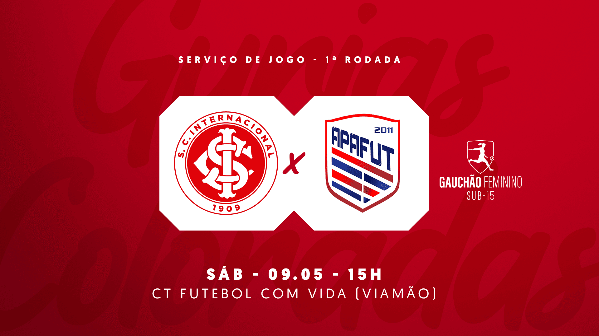 Serviço de Jogo: Inter x Apafut - Campeonato Gaúcho Feminino Sub-15 2026