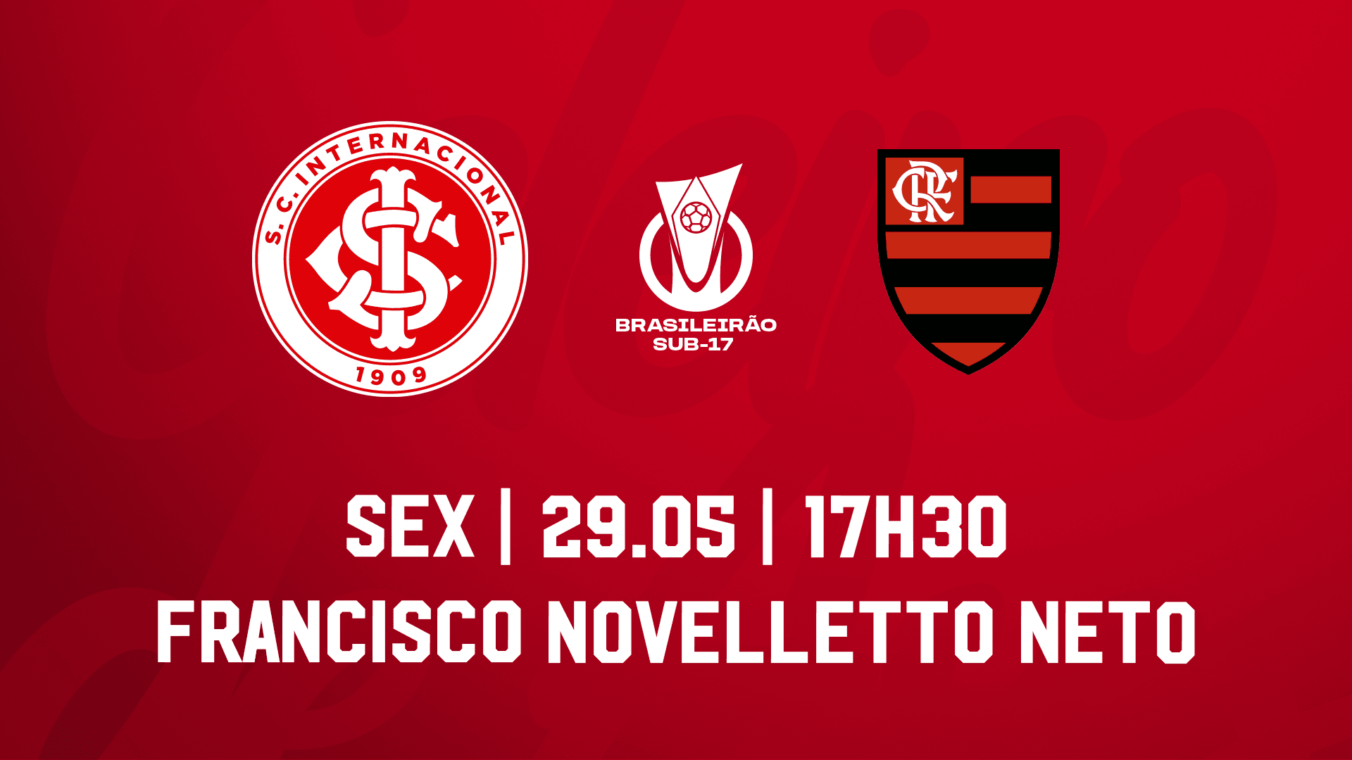 Serviço de Jogo: Internacional x Flamengo - Campeonato Brasileiro Masculino Sub-17 2026