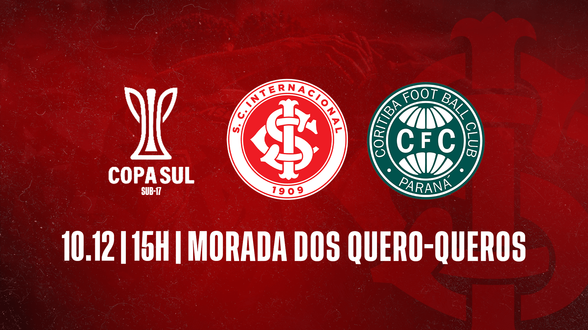 Serviço de jogo: Inter x Coritiba - Copa Sul Sub-17 2025