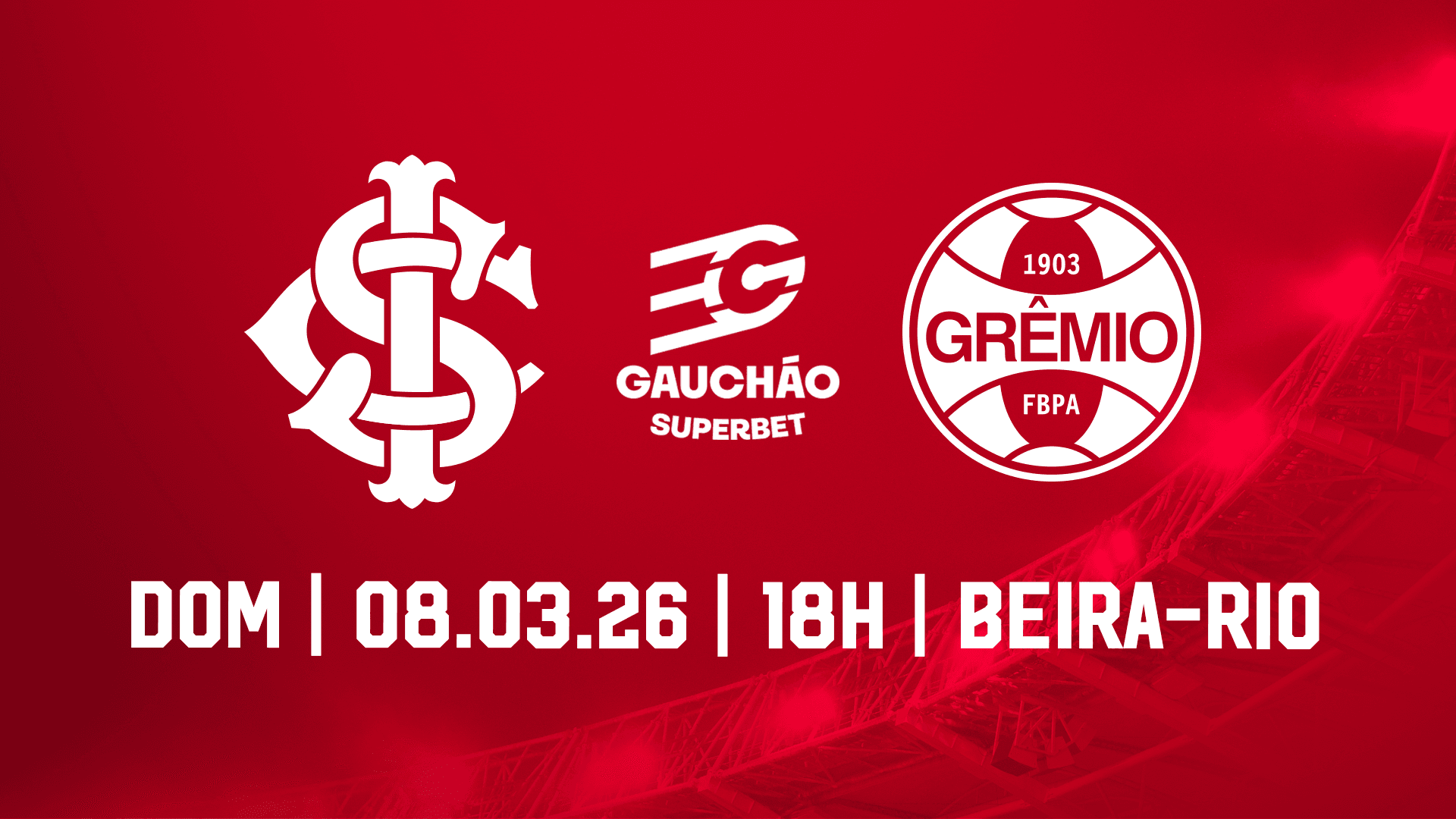 Serviço de Jogo: Internacional x Grêmio - Final/Gauchão 2026