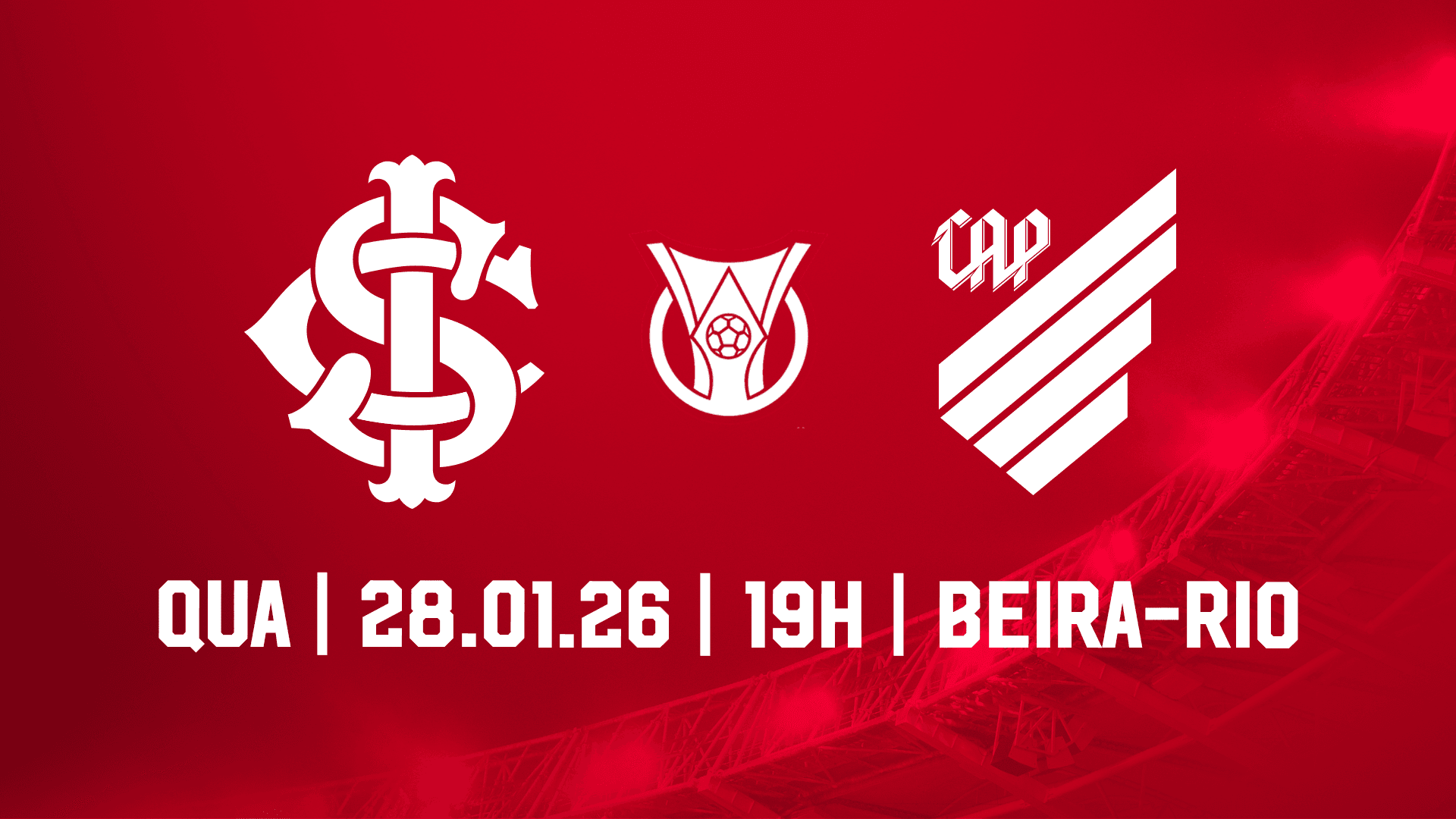 Serviço de Jogo: Internacional x Athletico-PR - 1ª rodada/Brasileirão 2026