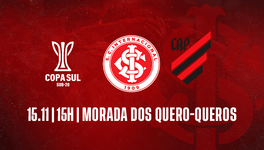 Serviço de jogo: Internacional x Athletico PR | Copa Sul Sub-20 2025