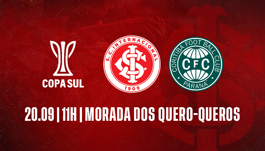 Serviço de jogo: Internacional x Coritiba | Copa Sul Sub-15 2025