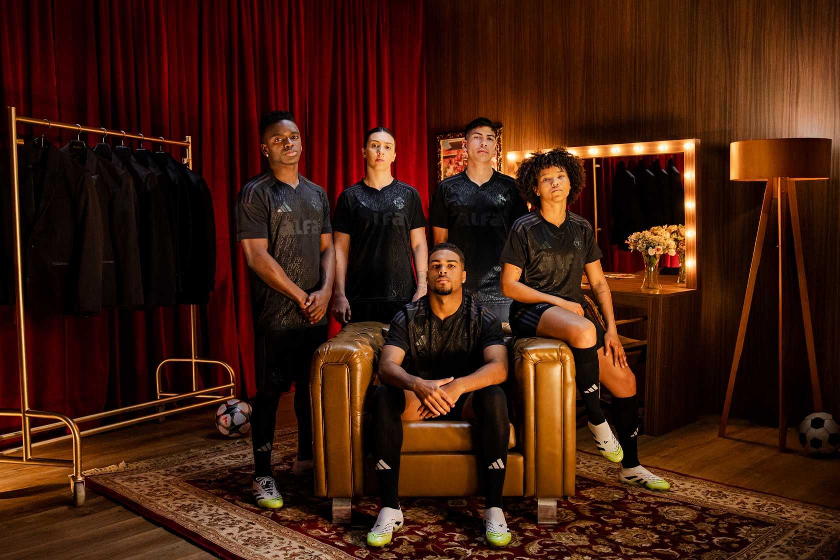 Inter e adidas lançam terceiro uniforme all black em homenagem ao título brasileiro de 1975
