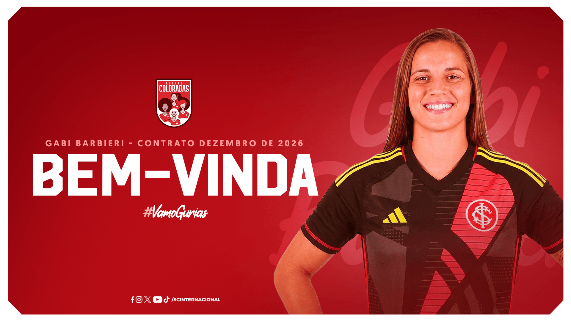 Inter acerta o retorno da goleira Gabi Barbieri