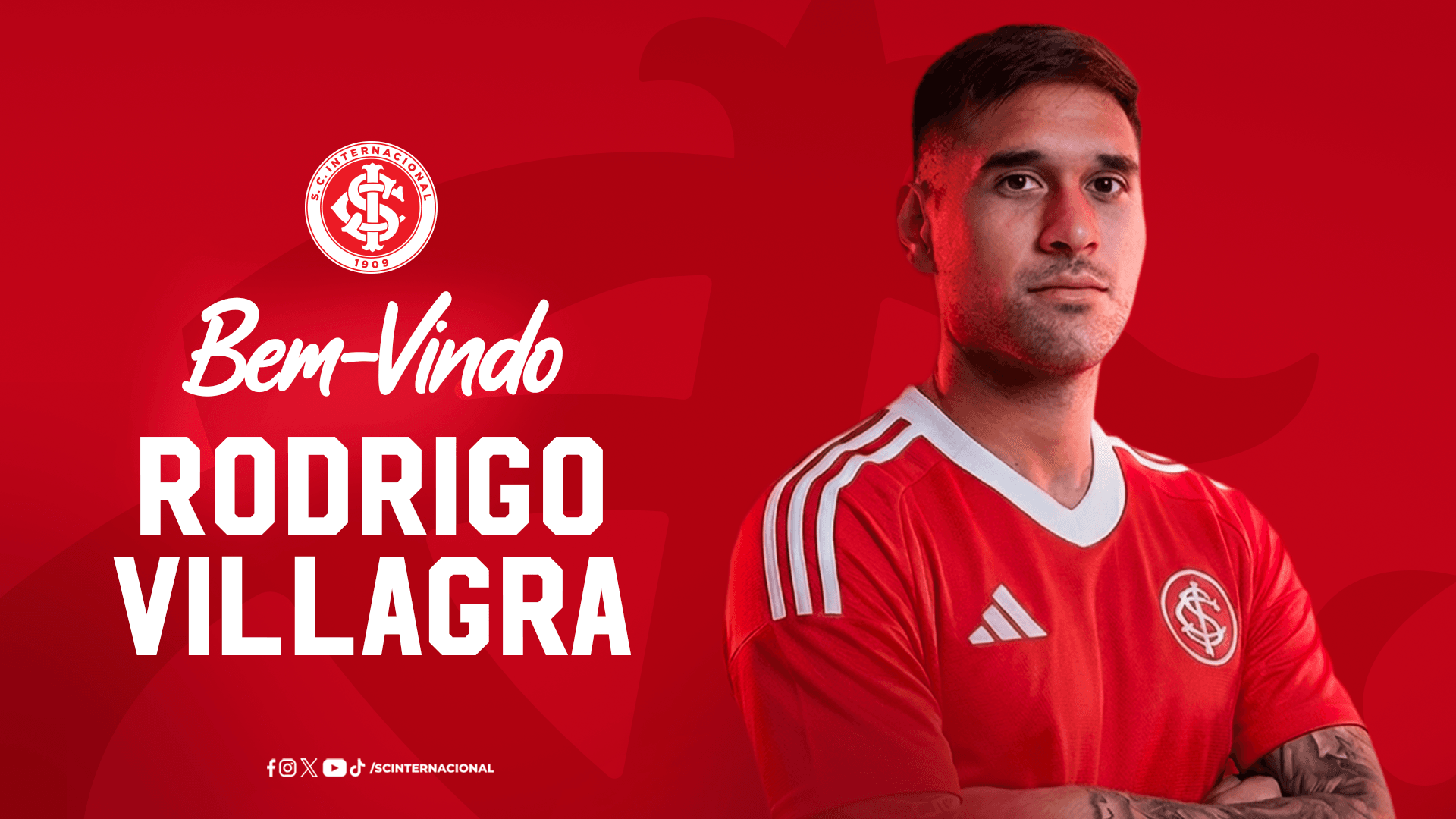 VILLAGRA É O NOVO REFORÇO DO INTER