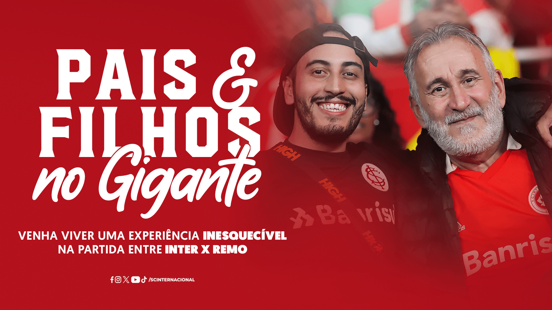 Inter promove ação especial de Dia dos Pais e vai proporcionar experiência exclusiva no Beira-Rio