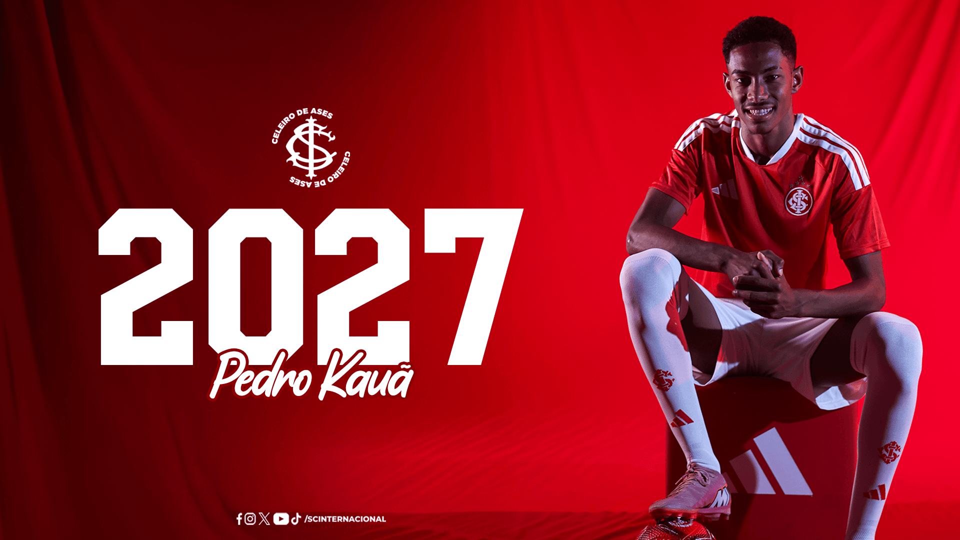 Pedro Kauã renova com o Clube do Povo até 2027