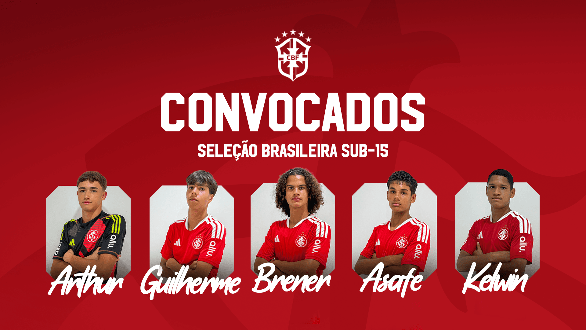Cinco atletas do Celeiro de Ases são convocados para a disputa da Liga Evolução Sub-15