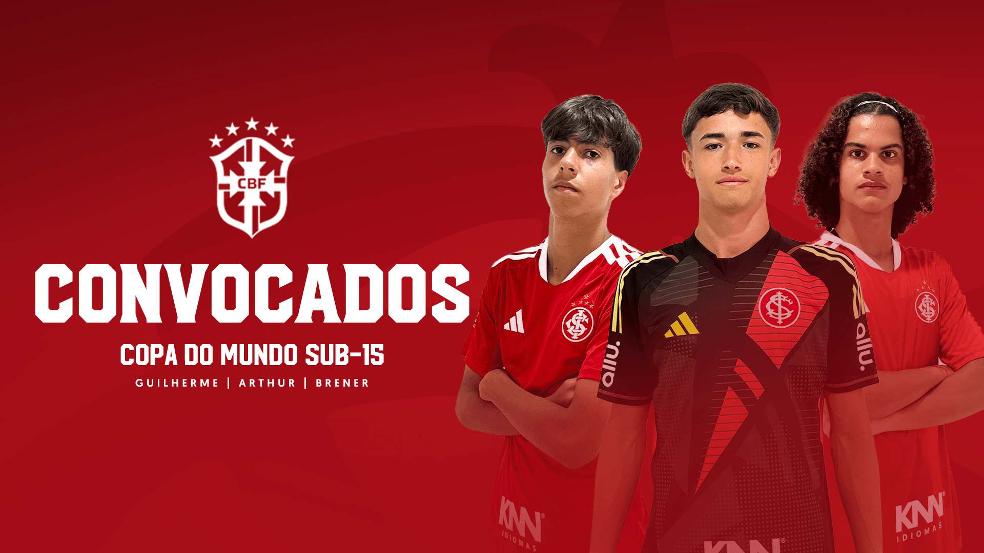 Três atletas do Celeiro são convocados para a Copa do Mundo Sub-15