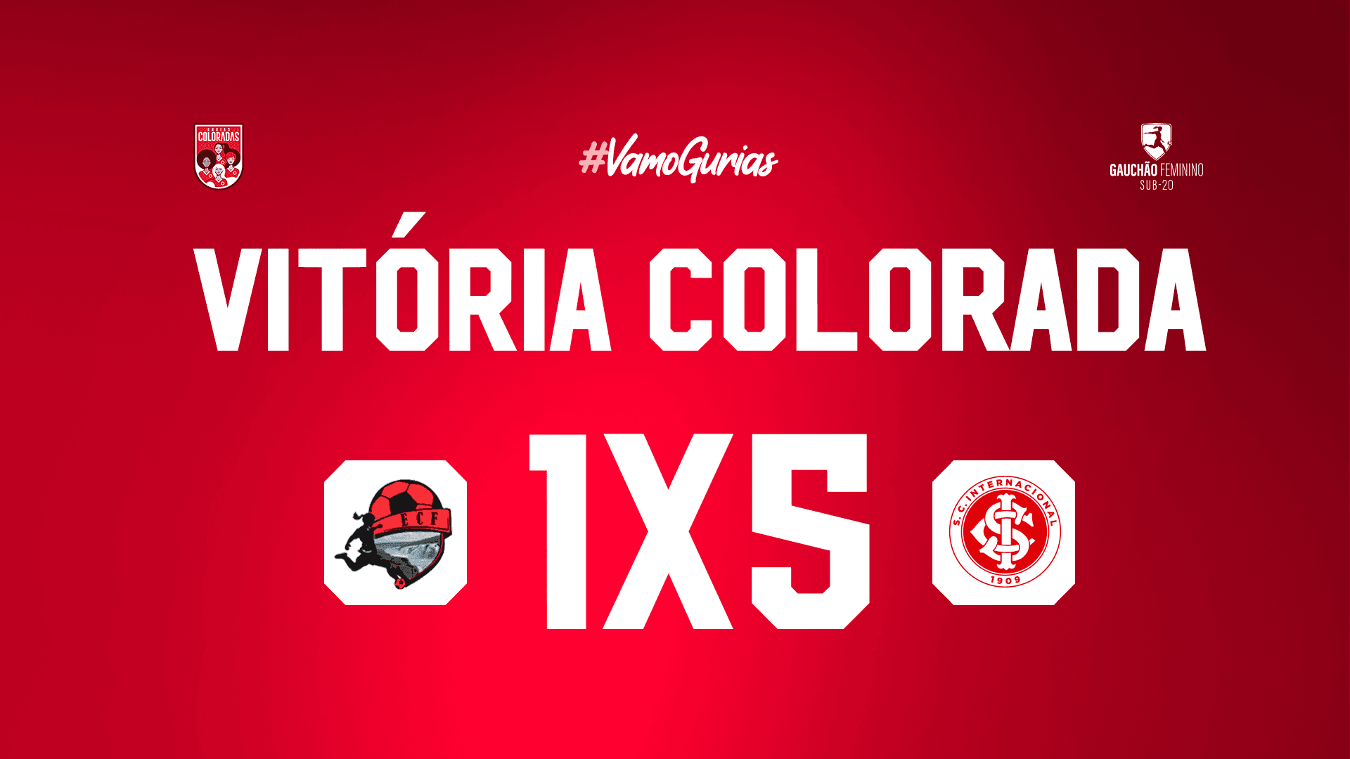 Sub-20 das Gurias inicia Gauchão com goleada