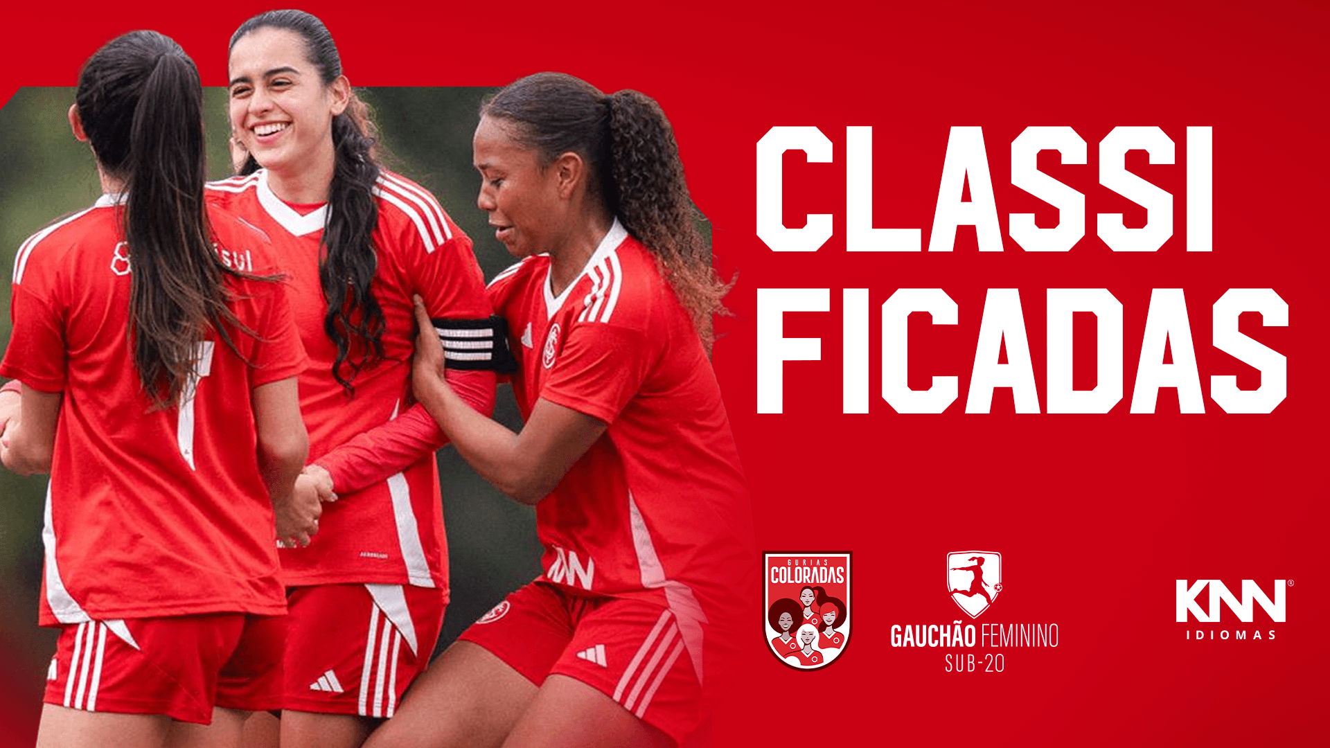 Sub-20 das Gurias Coloradas goleia o Aimoré e garante vaga na semifinal do Gauchão