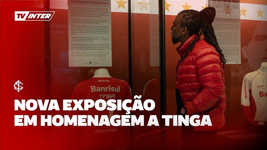 Museu do Inter inaugura exposição em homenagem a Tinga