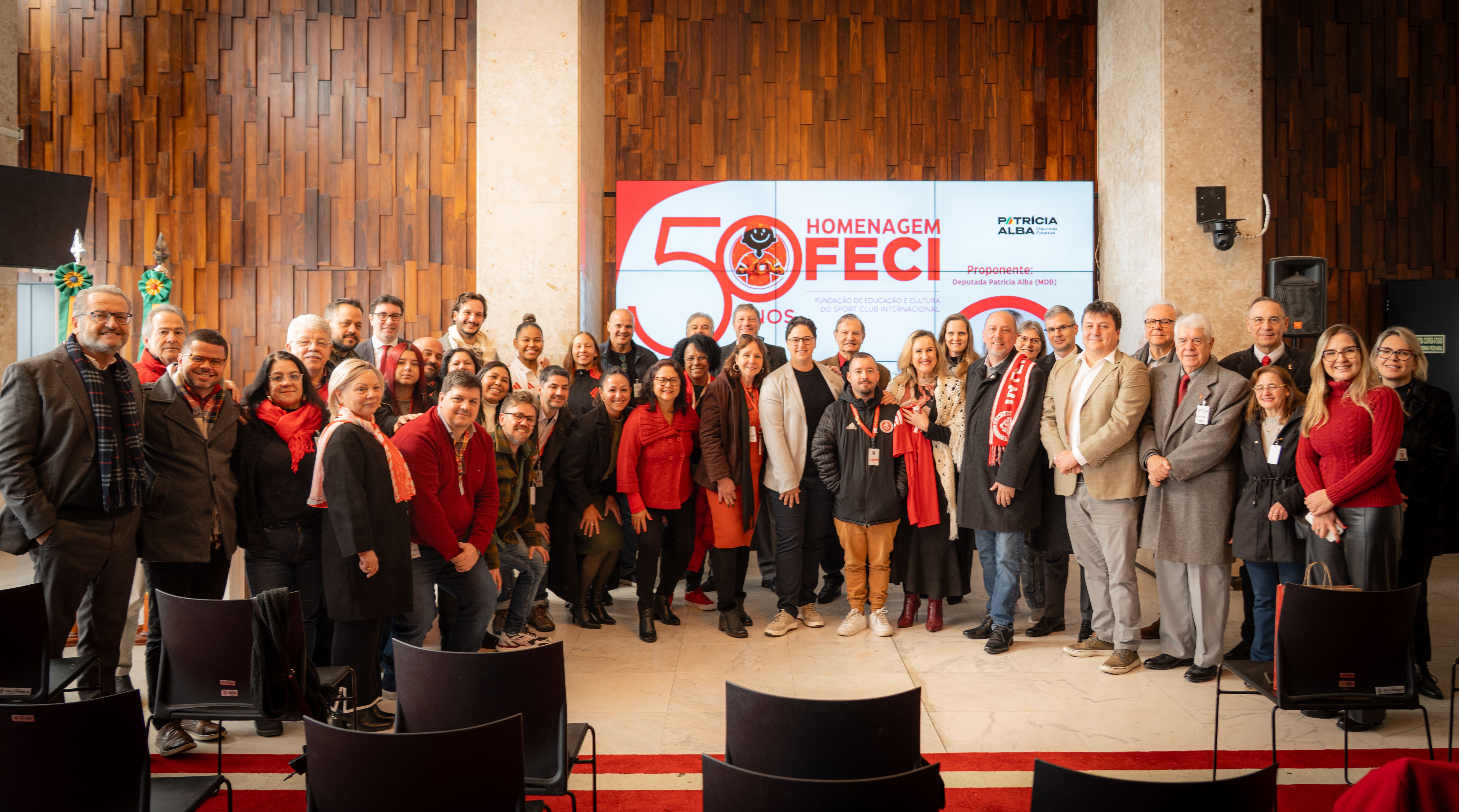 FECI recebe homenagem por seus 50 anos na Assembleia Legislativa