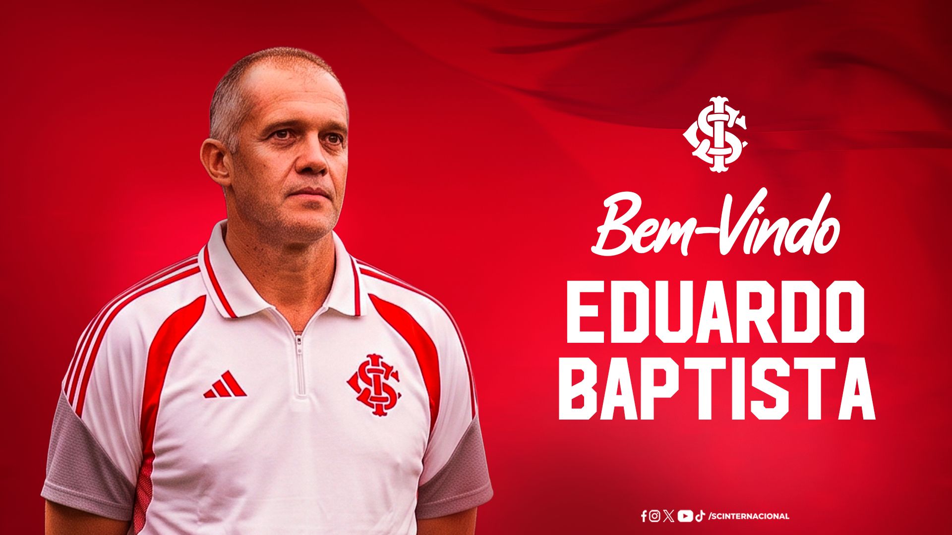 Eduardo Baptista é o novo técnico do Internacional
