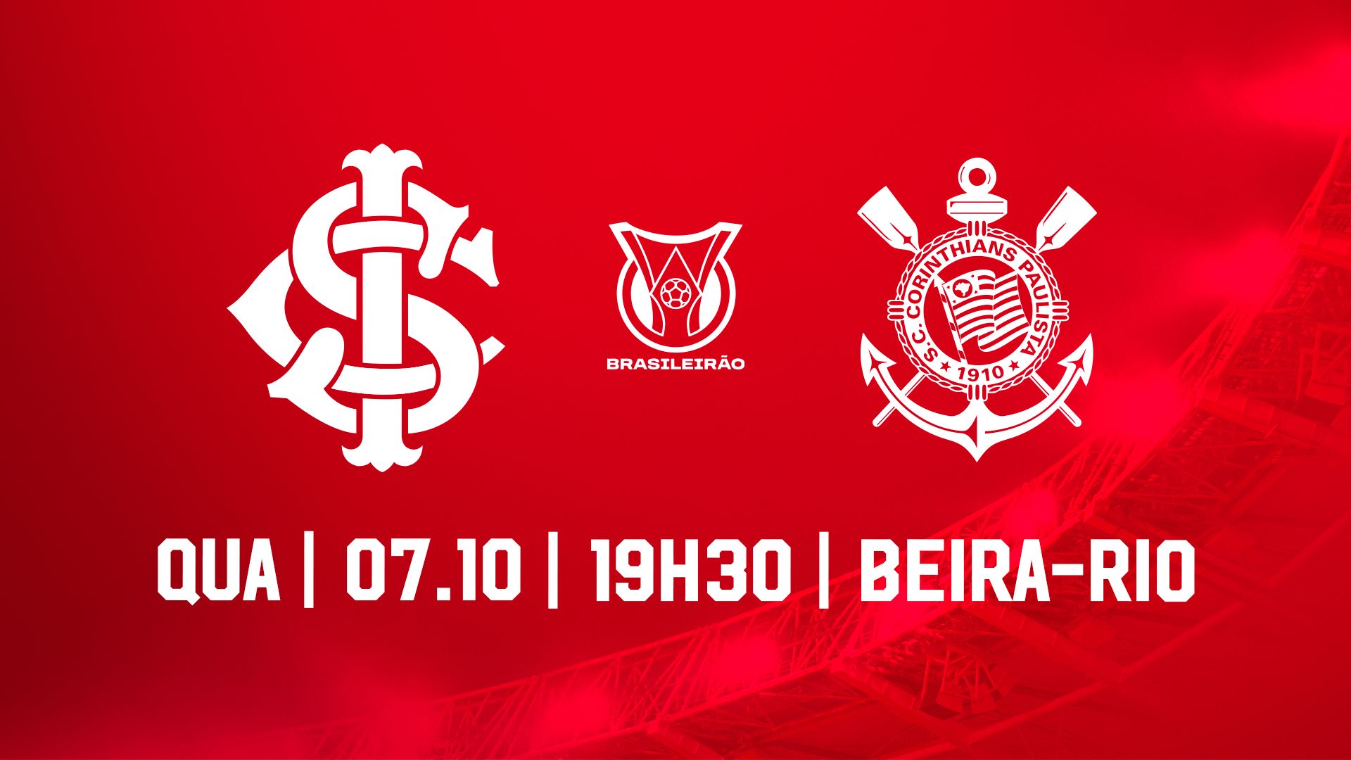Serviço de Jogo: Internacional x Corinthians - 29ª rodada/Brasileirão 2026