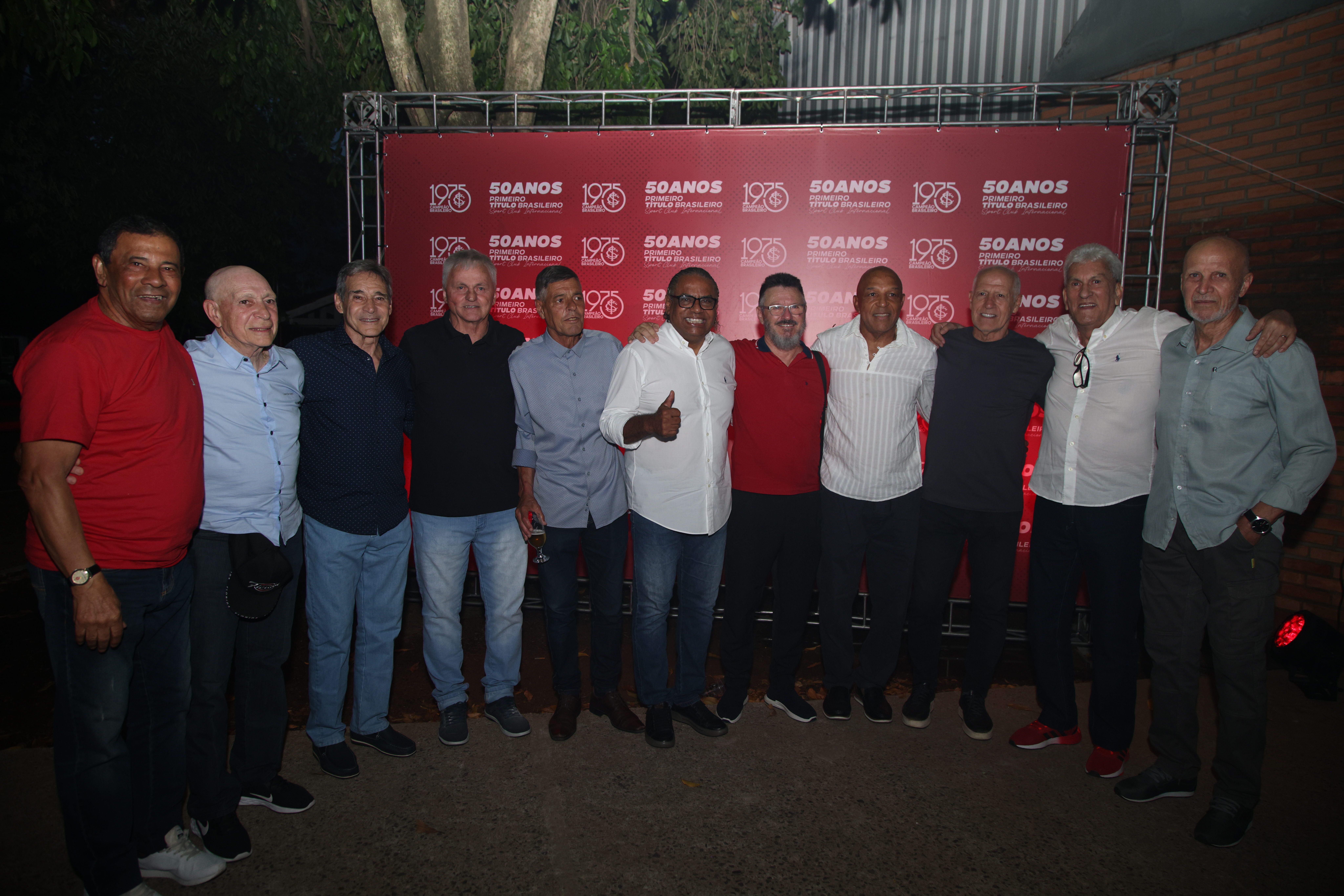 Inter celebra 50 anos do primeiro título brasileiro no Parque Gigante