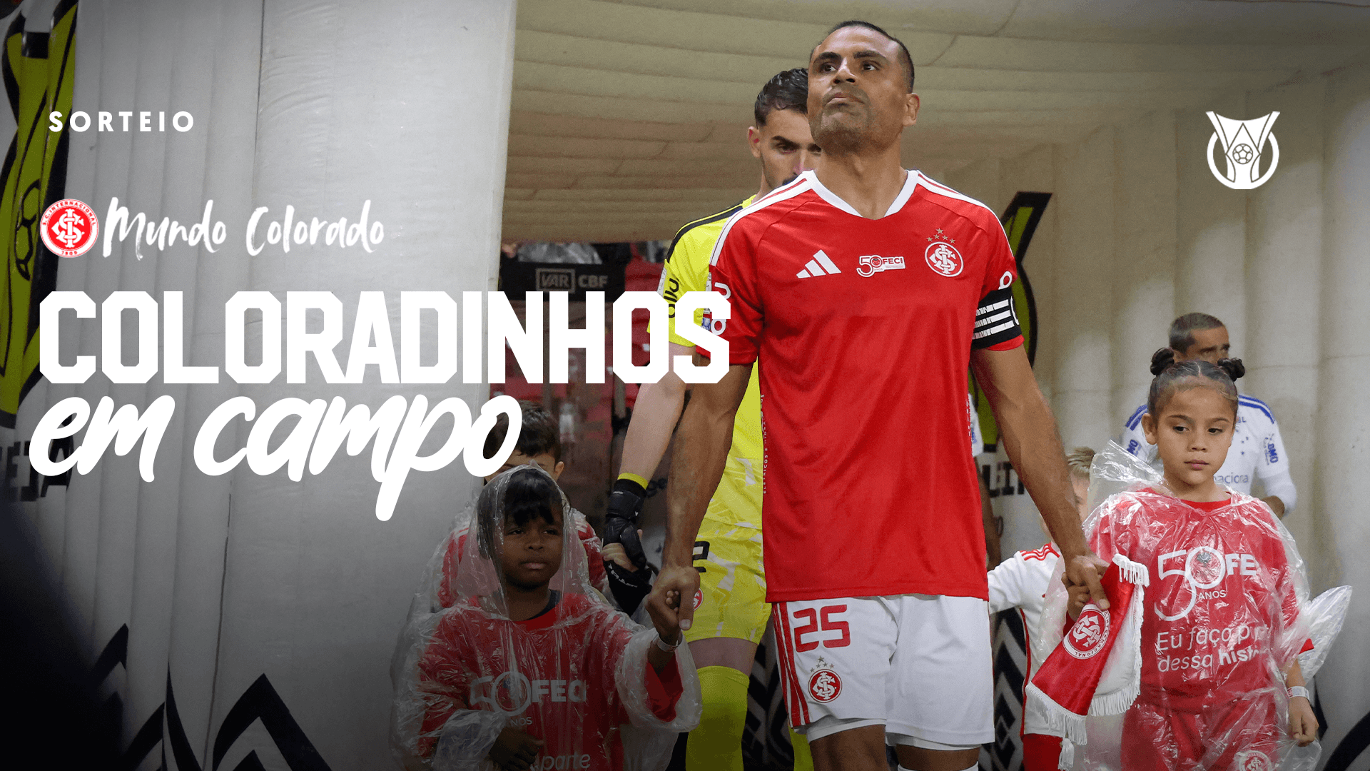 Cinco sócios(as) coloradinhos(as) serão sorteados(as) para entrar em campo no duelo contra o Flamengo