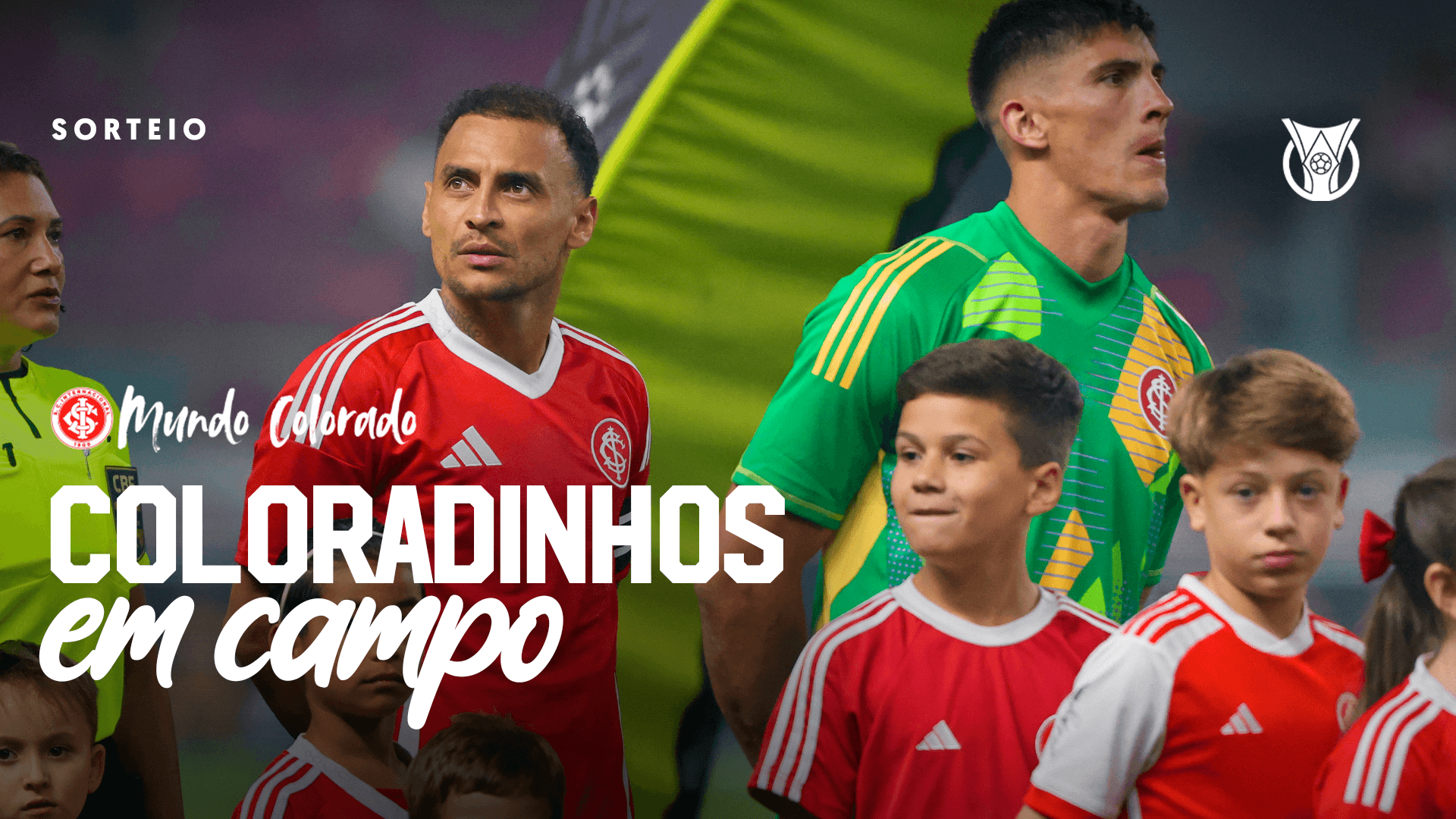 Cinco sócios(as) coloradinhos(as) serão sorteados(as) para entrar em campo contra o Athletico-PR