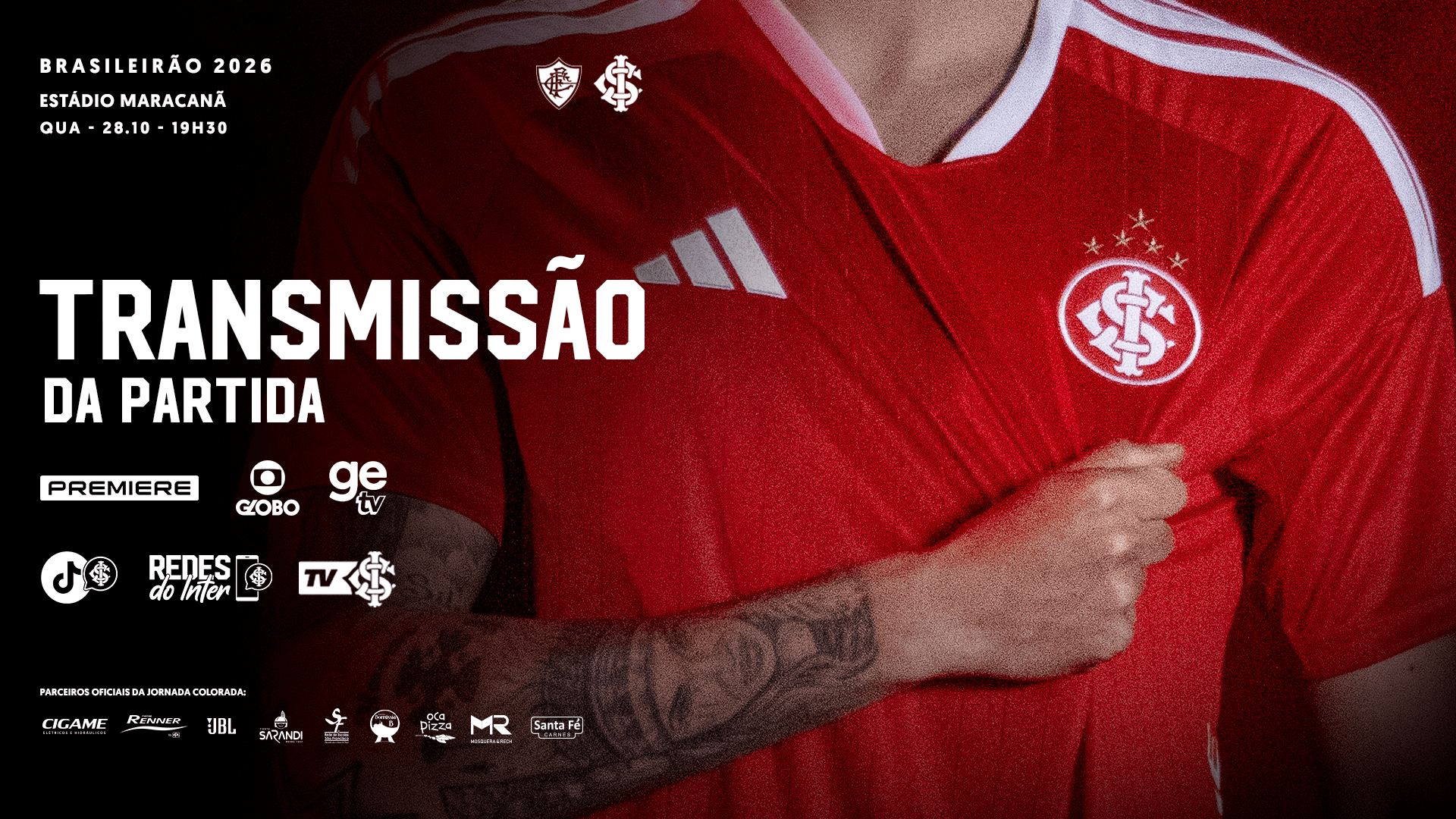 Saiba onde assistir ao duelo entre Inter e Fluminense