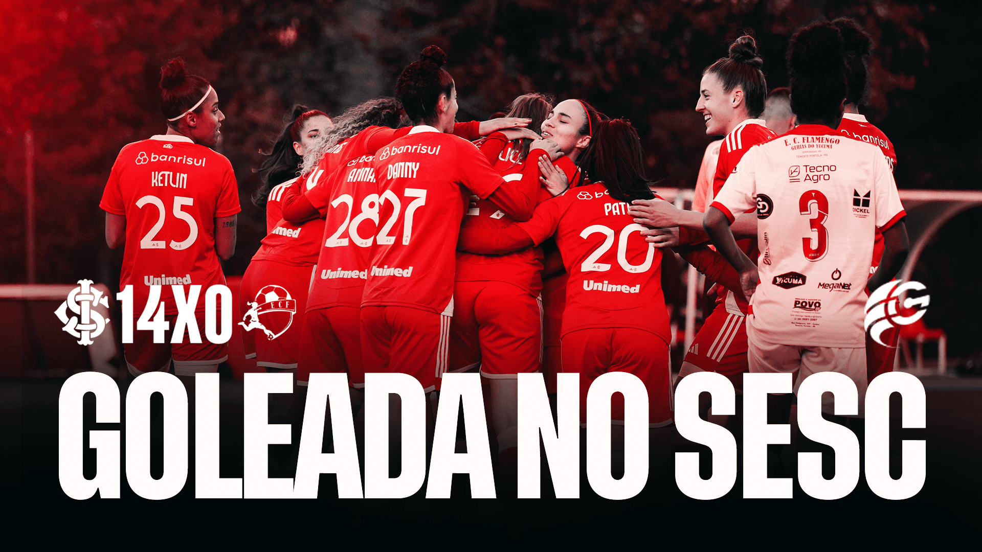 Bastidores | Internacional 14 x 0 Flamengo-RS | Gauchão Feminino 2025