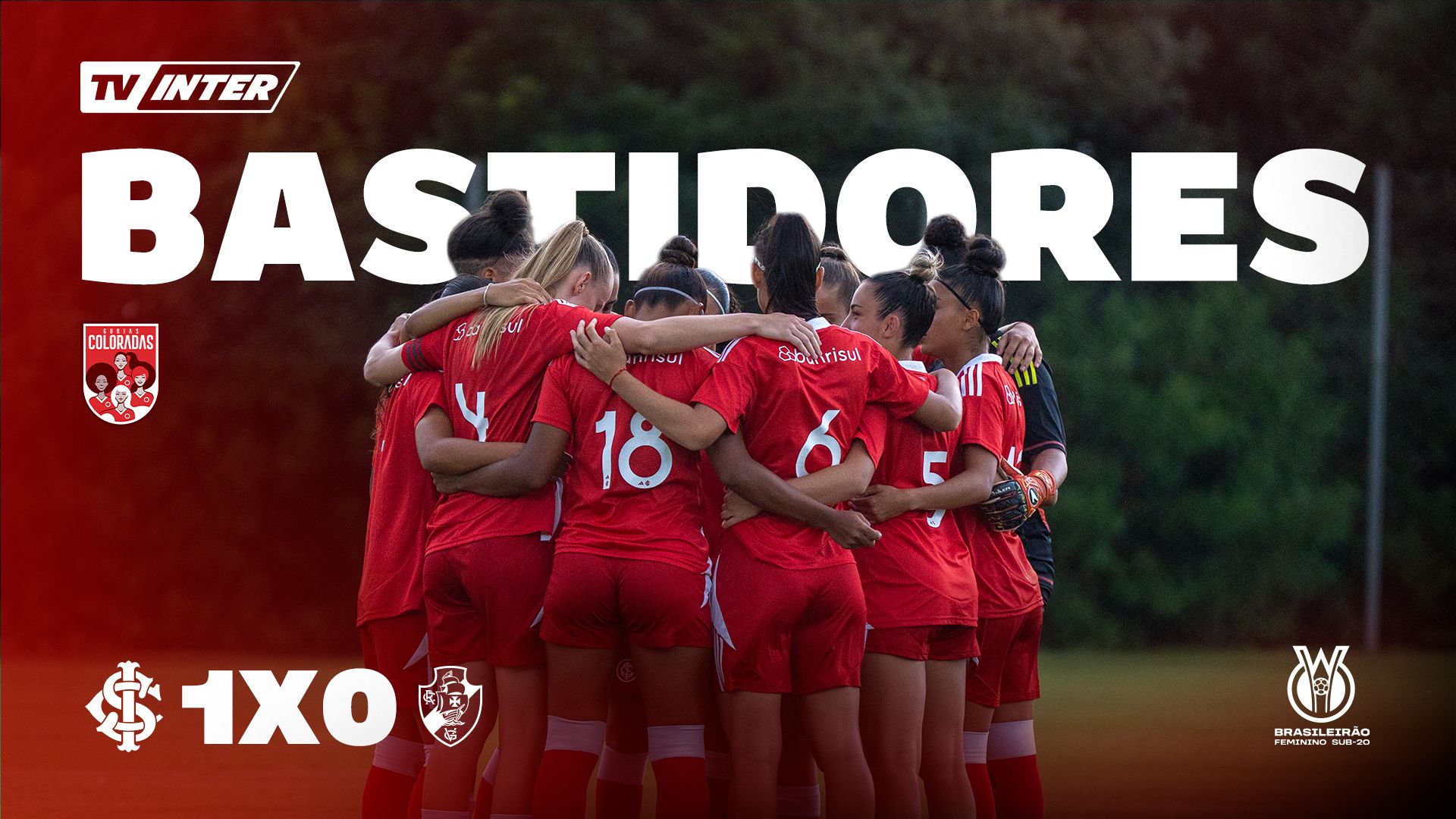 Bastidores | Internacional 1x0 Vasco da Gama | Brasileirão Feminino Sub-20