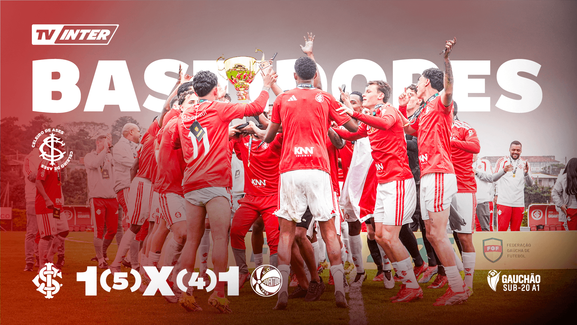 BICAMPEÃO GAÚCHO SUB-20! Os bastidores da conquista da Sub-20 colorada sobre o Juventude!