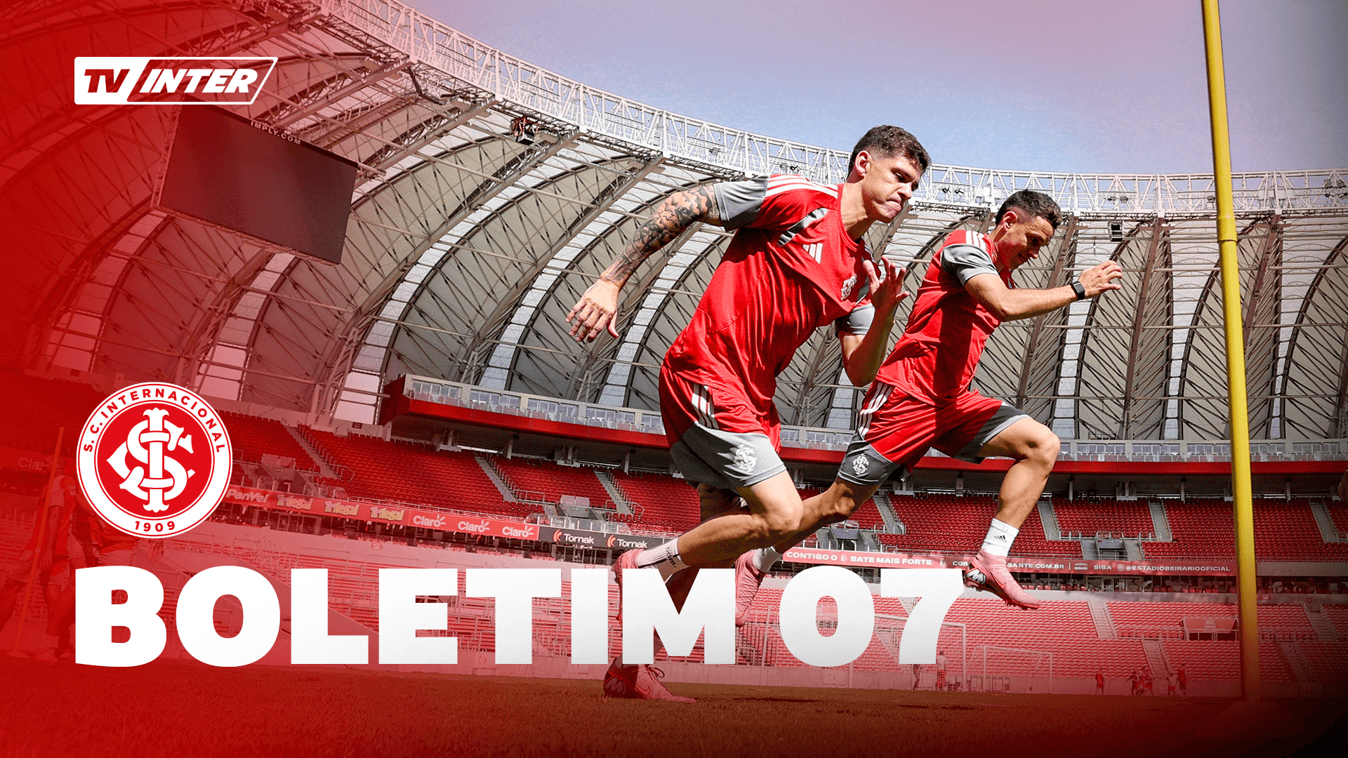 TV Inter acompanha treino no Beira-Rio e entrevista Borré