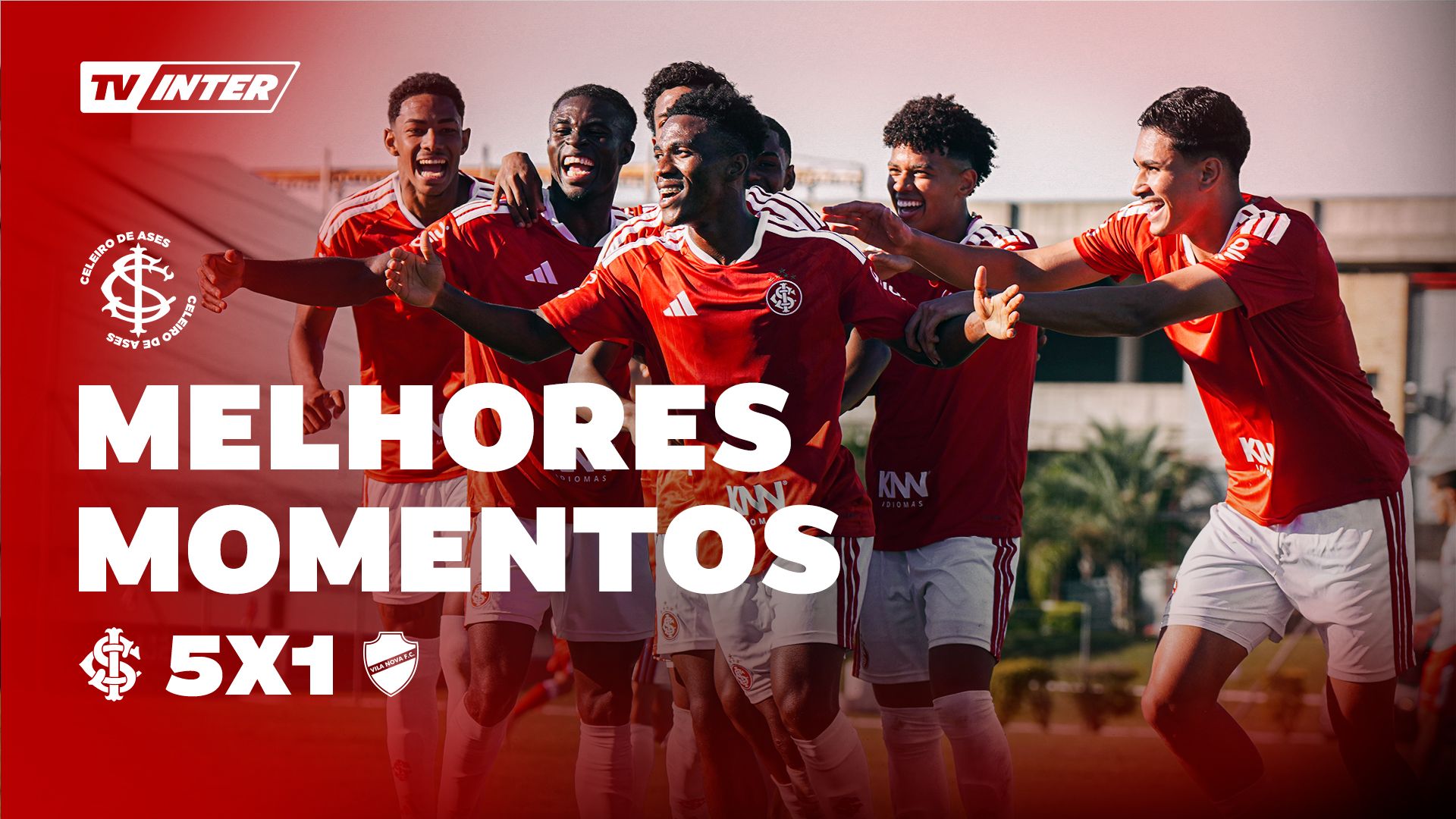 Vitória do Celeiro! Os melhores momentos de Inter 5x1 Vila Nova-GO, pelo Brasileiro Sub-20 Série B