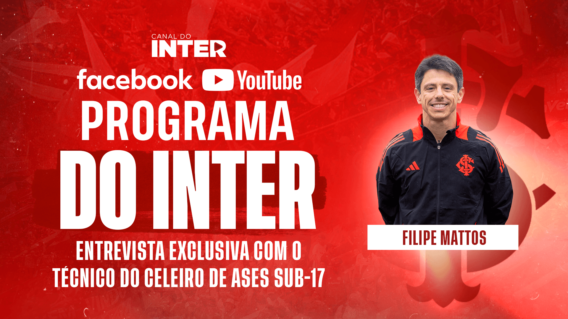 Programa do Inter entrevista técnico do Sub-17 colorado