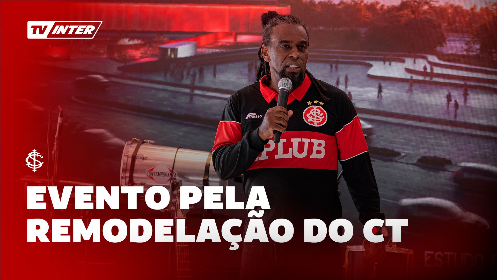 Evento promovido por Tinga em apoio à modernização do CT Parque Gigante