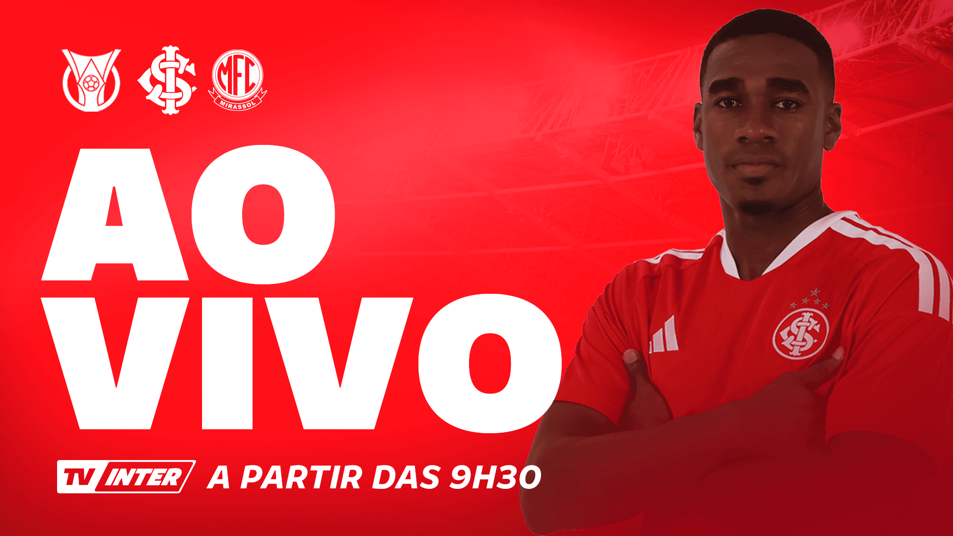 Ao vivo: Internacional x Mirassol - 12ª rodada/Brasileirão 2026