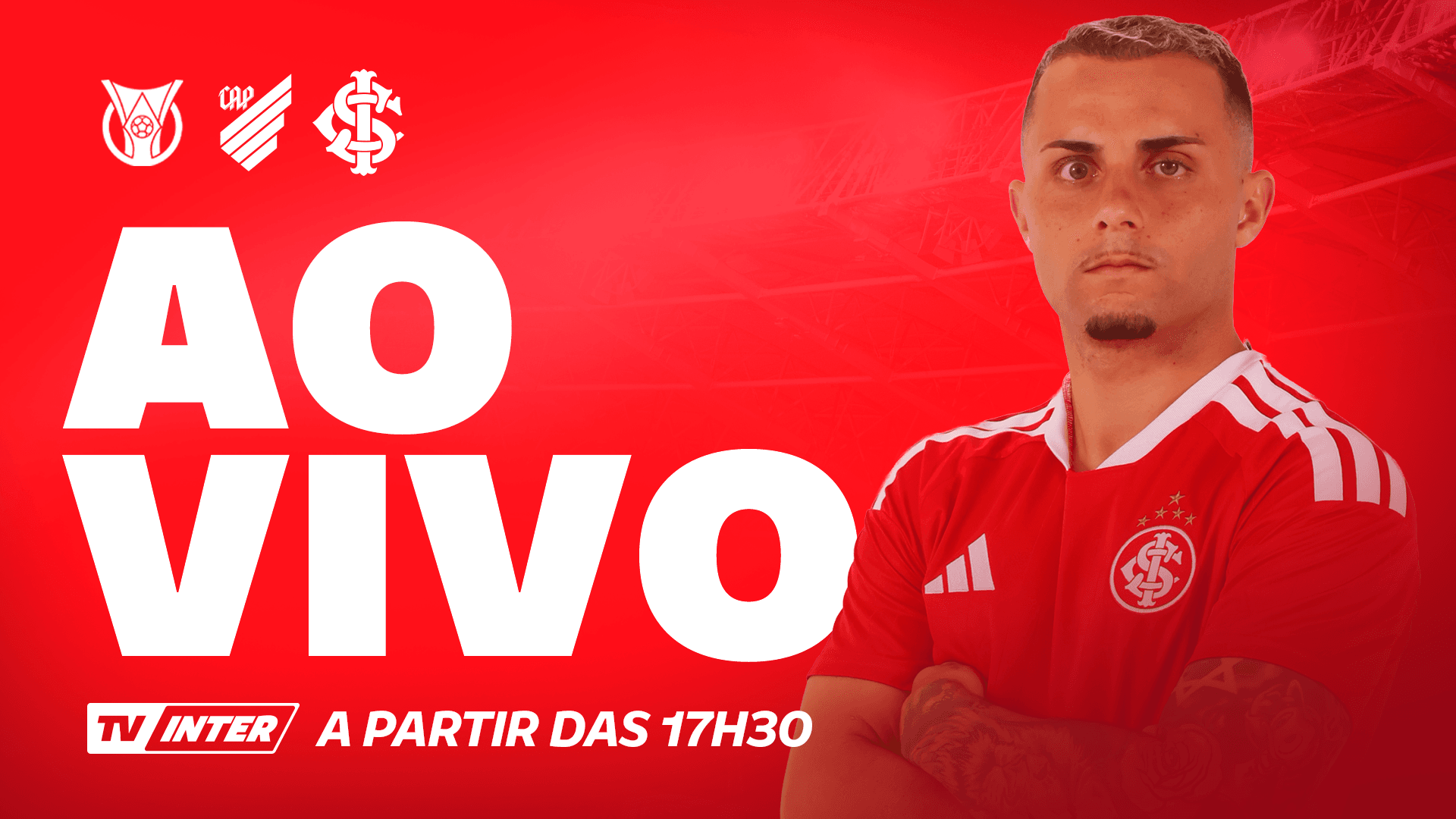 Ao vivo: Athletico-PR x Internacional - 20ª rodada/Brasileirão 2026