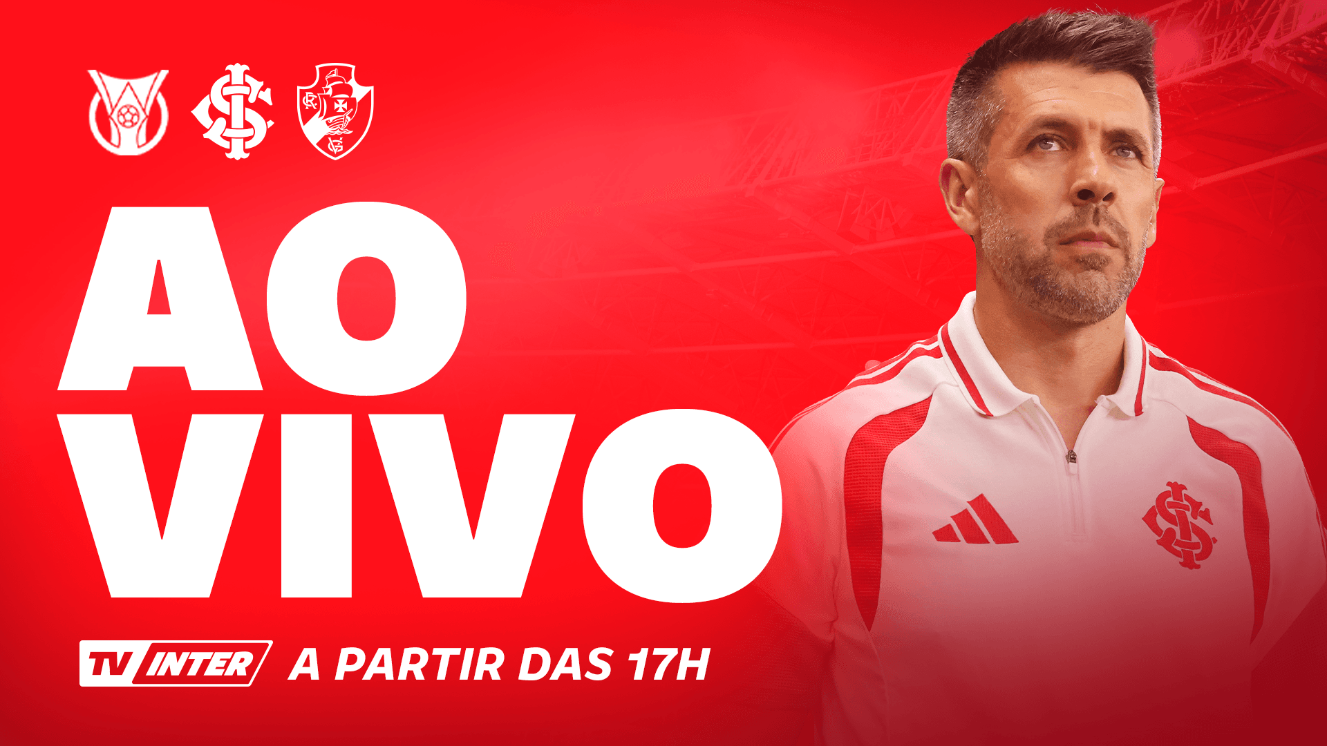 Ao vivo: Internacional x Vasco da Gama - 16ª rodada/Brasileirão 2026