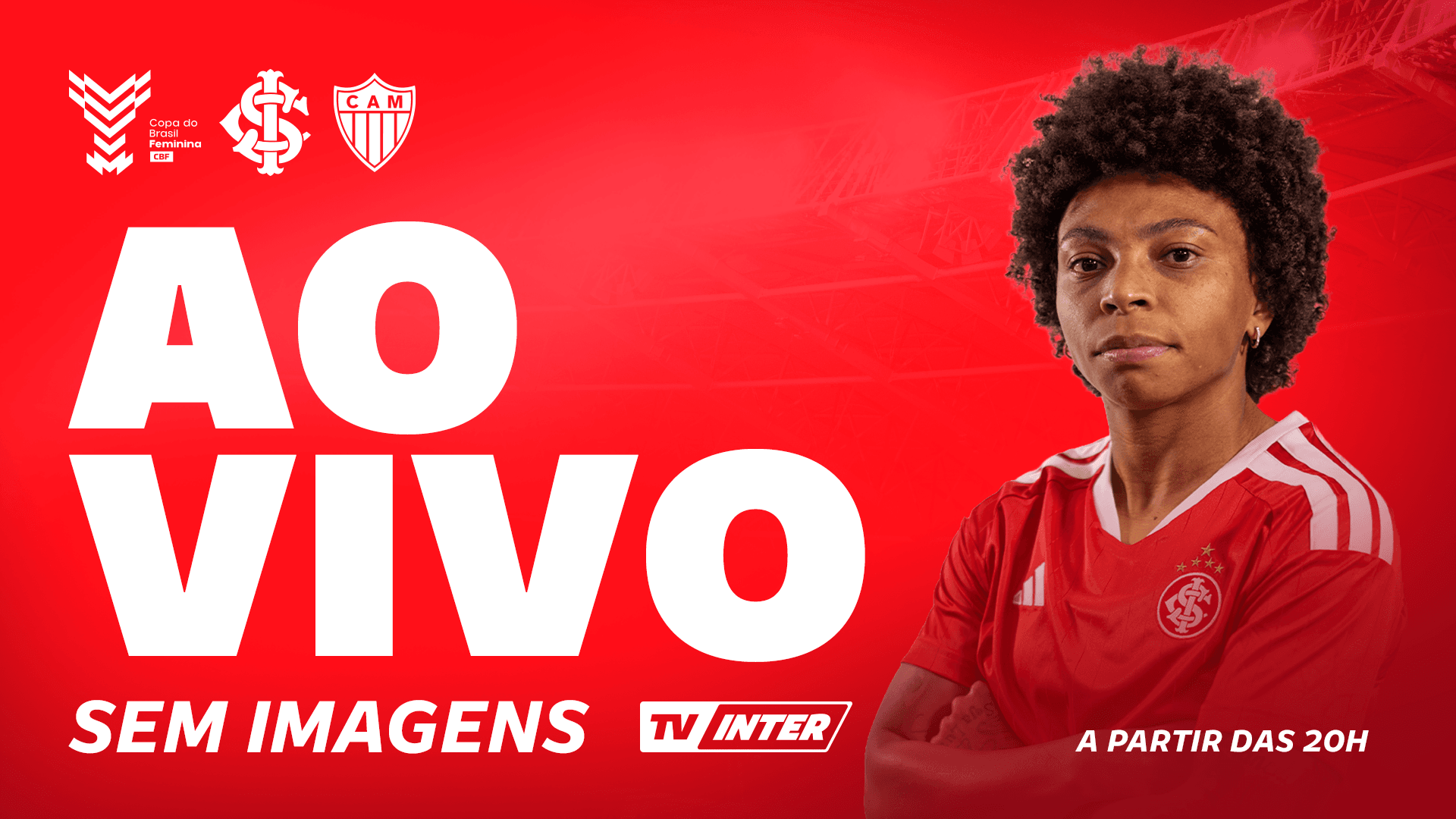 Ao vivo: Internacional x Atlético-MG - Copa do Brasil Feminina