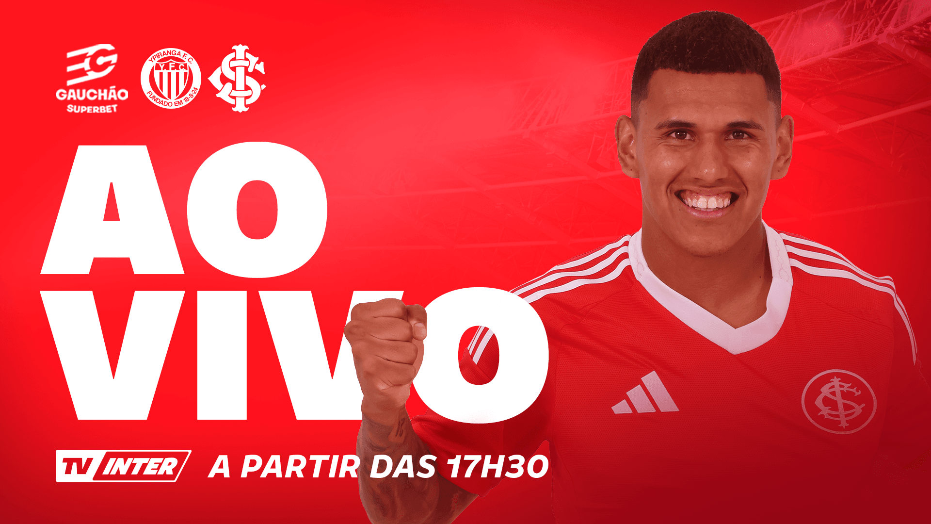 Ao vivo: Ypiranga x Internacional - 3ª rodada/Gauchão 2026