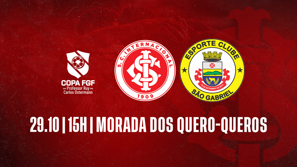 Serviço de jogo: Internacional x São Gabriel | Copa FGF 2025