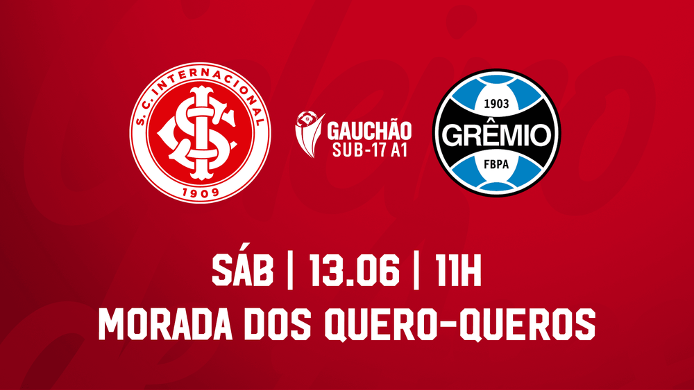 Serviço de Jogo: Gre-Nal - Partida de volta da Final do Gauchão Sub-17