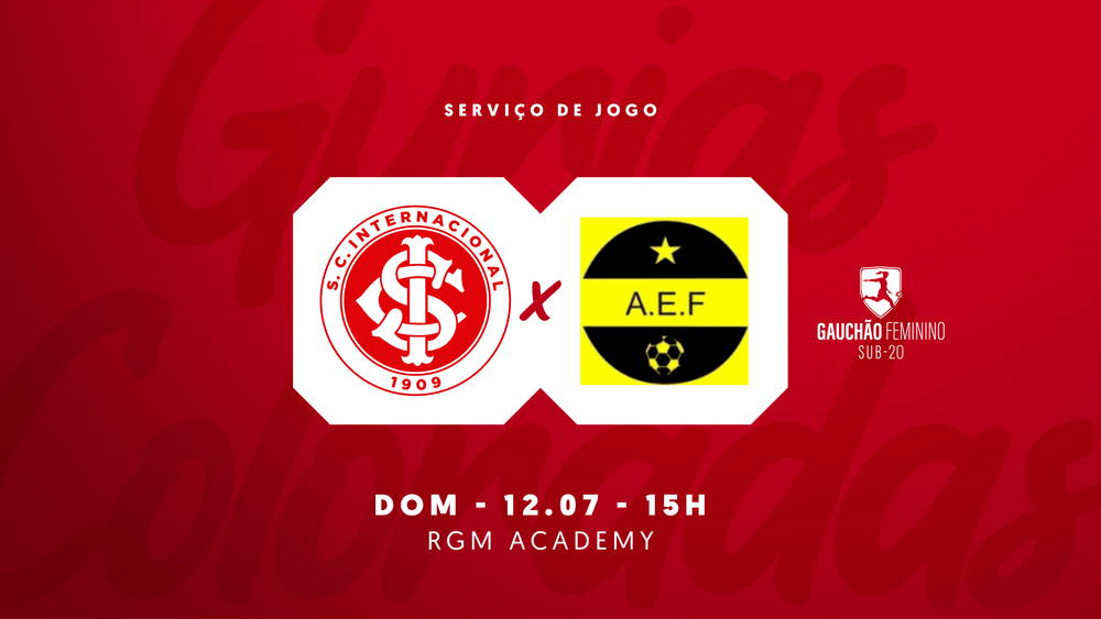 Serviço de Jogo: Inter x AEF Estrela - Gauchão Feminino Sub-20 