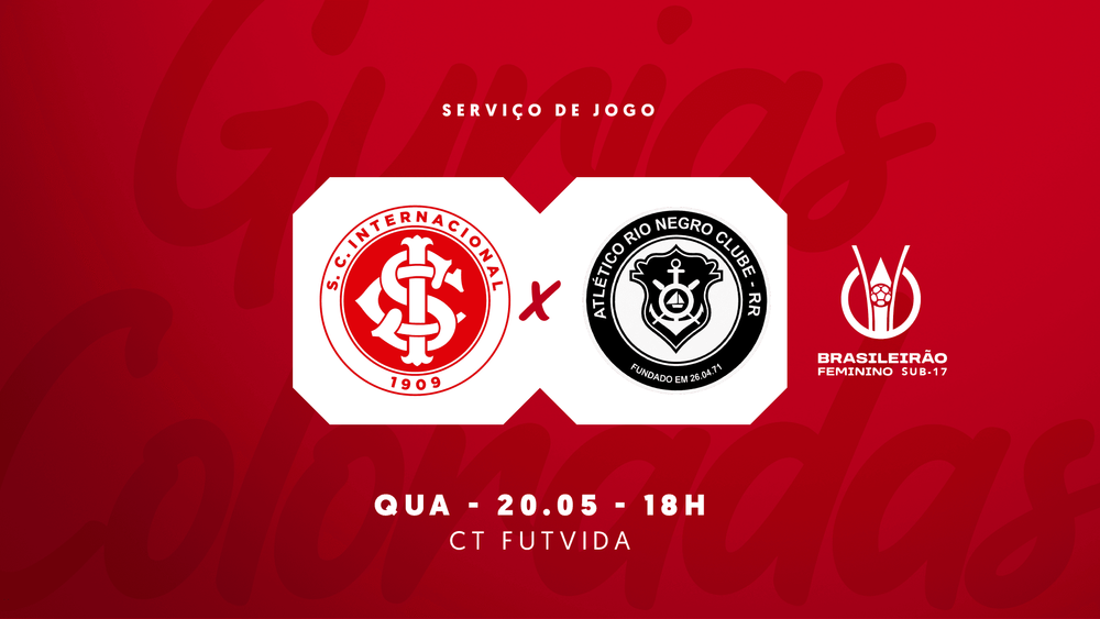 Serviço de Jogo: Inter x Atlético Rio Negro - Brasileirão Feminino Sub-17 2026