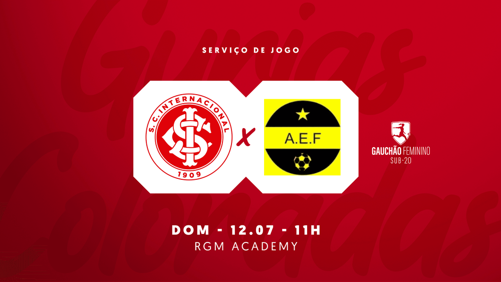 Serviço de Jogo: Inter x AEF Estrela - Gauchão Feminino Sub-20 