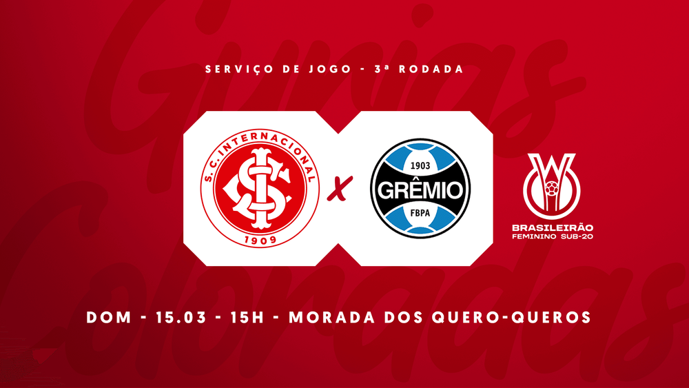 Serviço de Jogo: Gre-Nal  | Brasileirão Feminino Sub-20