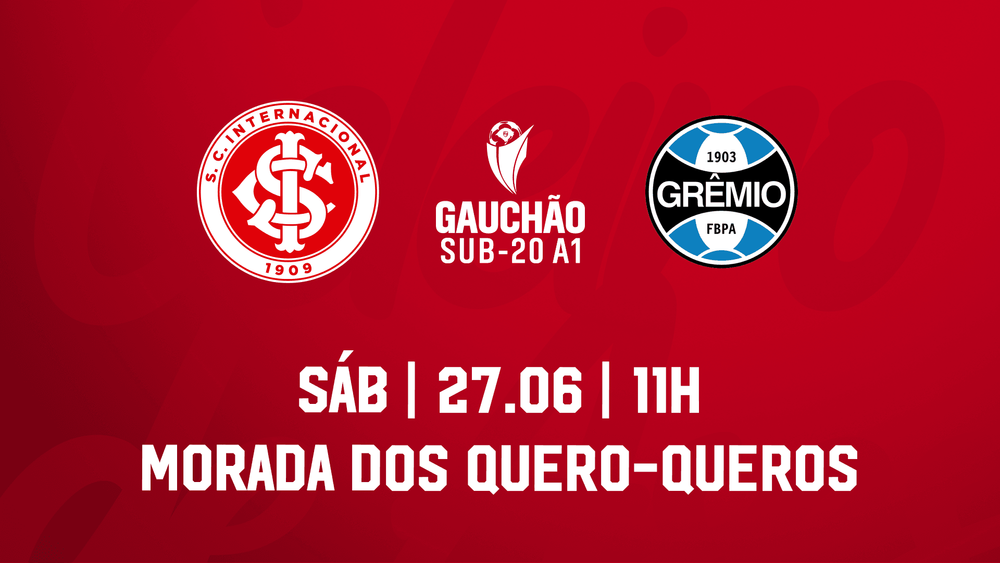 Serviço de Jogo: Inter x Grêmio - Gauchão Masculino Sub-20 2026