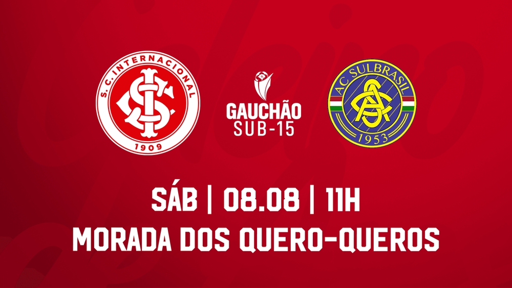 Serviço de Jogo: Inter x Sulbrasil - Gauchão Masculino Sub-15